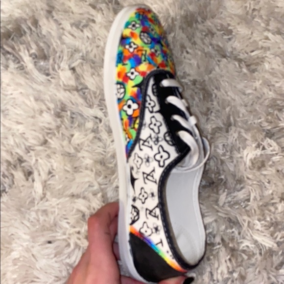 Louis Vuitton Tie Dye Kicks🌈🖤 - Picture 4 of 5